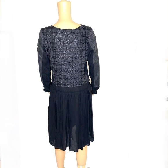 NWT Coast Weber Ahaus Metallic Tweed Wool Dress - Picture 3 of 11